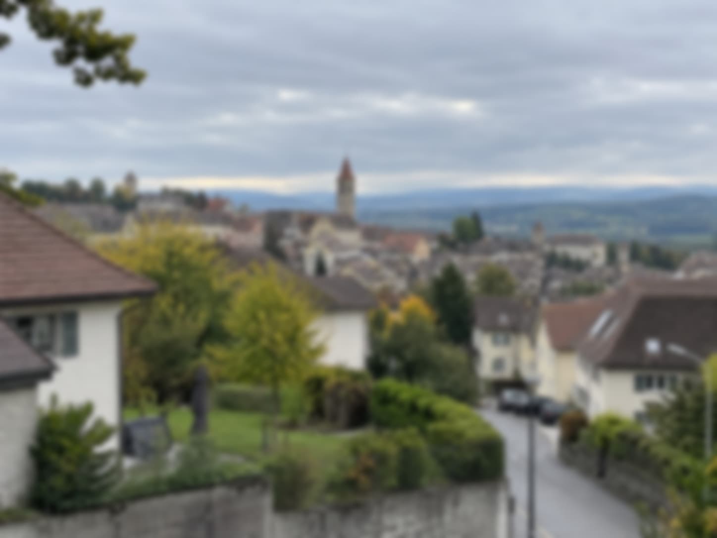 Vue sur Romont et environs